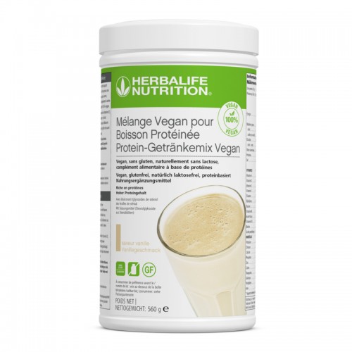 Protein-Getränkemix Vegan Vanillegeschmack 560 g