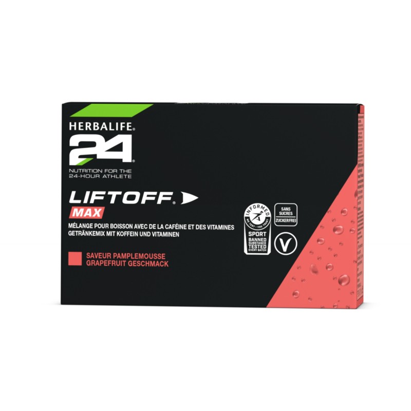 H24 LiftOff Max Grapefruit Geschmack 10 Portionspackungen