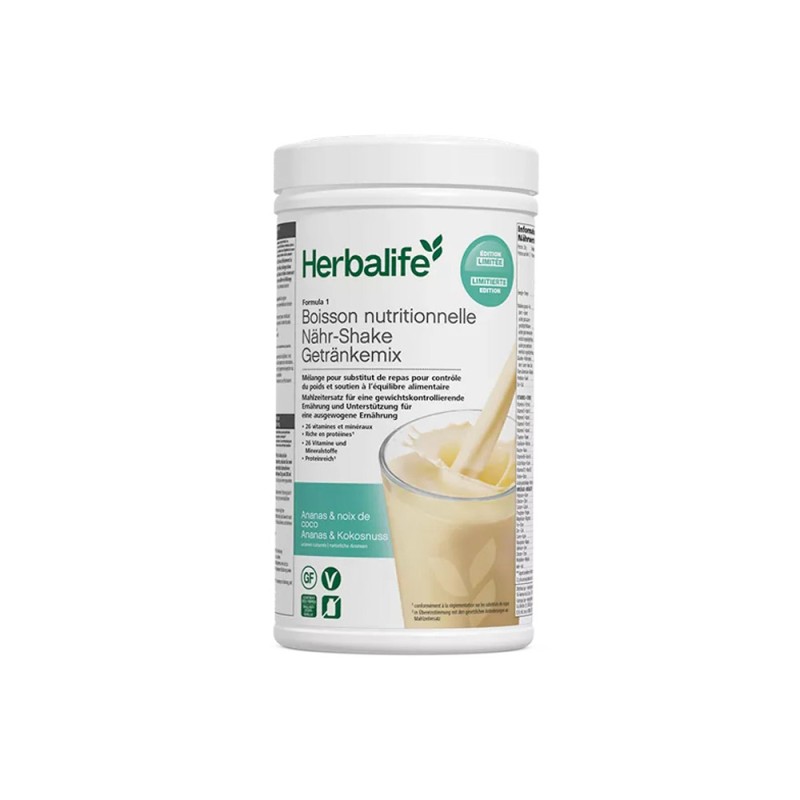 Formula 1 Herbalife Shake Limitierte Edition - Ananas und Kokonuss